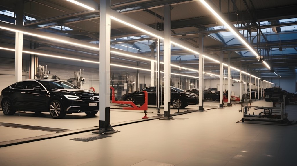 一张汽车工厂的摄影图汽车厂照片